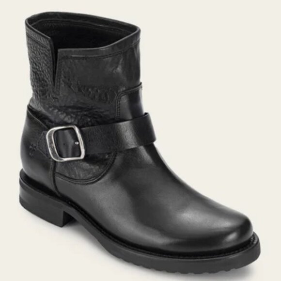 NEW FRYE Leather Veronica Booties black for women 1367mn - Picture 10 of 10